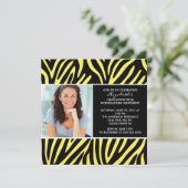 フォトイエロー招待状付き卒業生 招待状 (スタンド正面)