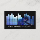 フォトイコライザーDJの追加、ミュージシャン 名刺 (正面)