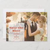 フォトイタリアコモ湖の目的地の結婚式 セーブザデート (正面)