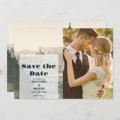 フォトイタリアローマデスティネーションウェディング セーブザデート (正面/裏面)