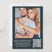 フォトイタリアローマデスティネーションウェディング 招待状 (裏面)