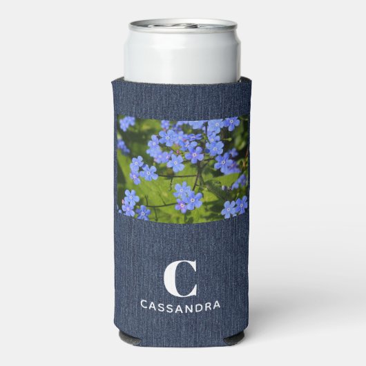 フォトイニシャル名の追加、トレンディースリム スリム缶クーラー (Seltzer裏面)