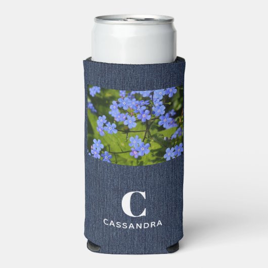 フォトイニシャル名の追加、トレンディースリム スリム缶クーラー (Seltzer正面)