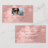 フォトイベントプランナーメイクアップバラきらめくVIP 名刺 (正面/裏面)