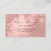 フォトイベントプランナーメイクアップバラきらめくVIP 名刺 (裏面)