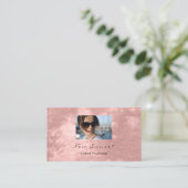 フォトイベントプランナーメイクアップバラきらめくVIP 名刺 (スタンド正面)