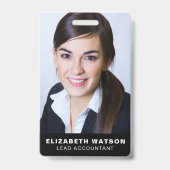 フォトイベントIDカスタムラニヤード名タグQRコード バッジ (表面)