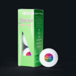フォトイメージのアップロードデザイン感じSrixon Soft 3パック ゴルフボール<br><div class="desc">アップロード会社のロゴを追加する写真イメージデザインはこちらモダンテンプレートSrixonソフト感じ3パックのゴルフボール。</div>
