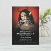 フォトイメージの変更ハロウィーンの衣装パーティー 招待状 (スタンド正面)