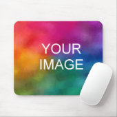 フォトイメージの追加文字ビジネスロゴテンプレート マウスパッド (マウス)
