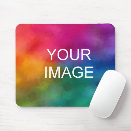 フォトイメージの追加文字ビジネスロゴテンプレート マウスパッド (マウス)