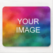 フォトイメージの追加文字ビジネスロゴテンプレート マウスパッド (正面)