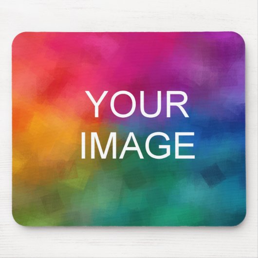 フォトイメージの追加文字ビジネスロゴテンプレート マウスパッド (正面)