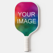 フォトイメージデザインをここに追加モダンテンプレート ピックルボールラケット (正面)