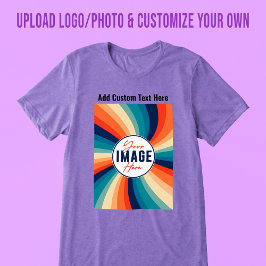 フォトイメージロゴの追加文字パーソナライズされたギフト トライブレンドＴシャツ