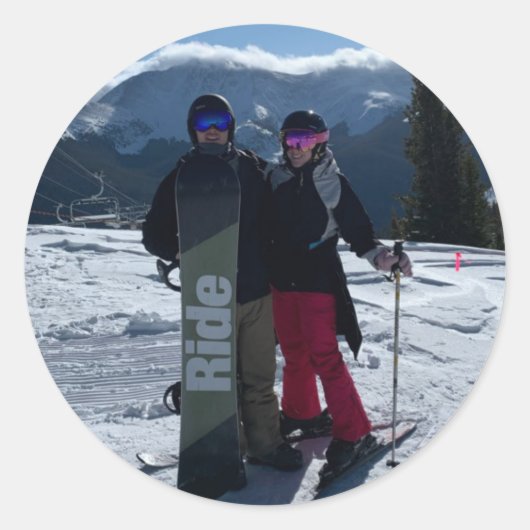 フォトイメージロゴシールの追加 ラウンドシール (正面)