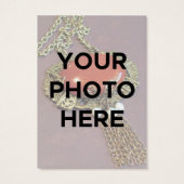 フォトイヤリングディスプレイの名刺を追加する (裏面)