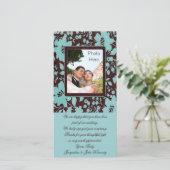 フォトインサートカード~ありがとう結婚式の花 サンキューカード (スタンド正面)