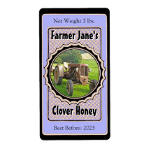 フォトインサートラベンダーブルーハニージャー