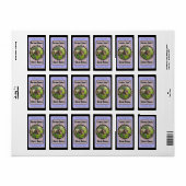 フォトインサートラベンダーブルーハニージャー ラベル (フルシート)