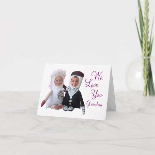 フォトインサートHappy Mother's Day Doll Card カード (正面)