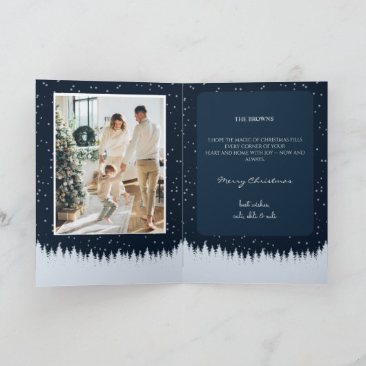 フォトウィンタークリ素朴スマス シーズンカード (内部)