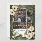 フォトウィンターホワイトアネモンクリスマスパーティー シーズンカード (正面)