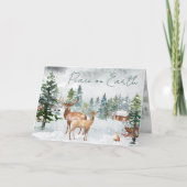 フォトウィンターワンダーランド森林動物平和地球 シーズンカード (正面)