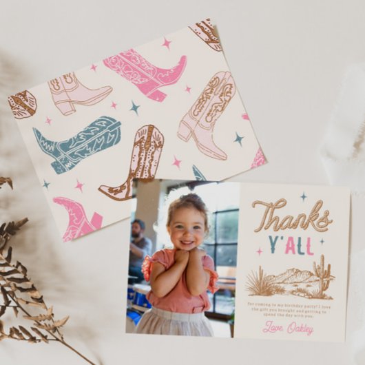 フォトウェスタンサンキューカード サンキューカード