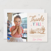 フォトウェスタンサンキューカード サンキューカード (正面)