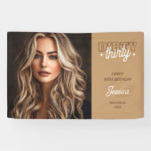 フォトウェスタン・カントリー汚い30歳の誕生日 横断幕 (横)