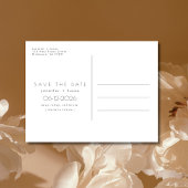 フォトウェディングの後に幸せにデートを保存 案内ポストカード