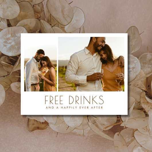 フォトウェディングの後に幸せにデートを保存 案内ポストカード