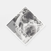 フォトウェディングパーソナライズされたパーティーペーパーナプキン スタンダードランチョンナプキン (角)