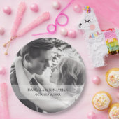 フォトウェディングパーソナライズされたパーティー紙プレート ペーパープレート (パーティー)