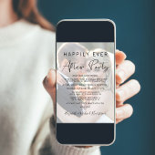 フォトウェディングレセプションの後ずっと幸せに 招待状