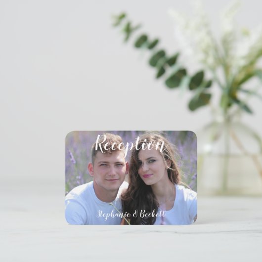 フォトウェディングレセプションエンクロージャカード エンクロージャーカード (スタンド正面)