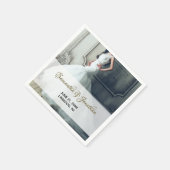 フォトウェディングレセプションカクテル紙ナプキンス スタンダードカクテルナプキン (角)