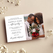 フォトウェディングレセプションパーティー後の幸せな時間 セーブザデート