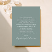 フォトウェディングレセプションパーティー後の幸せな時間 招待状