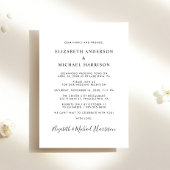 フォトウェディングレセプションパーティー後の幸せな時間 招待状