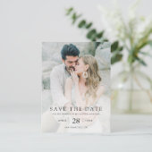 フォトウェディング日付ポストカードの保存 案内ポストカード (スタンド正面)