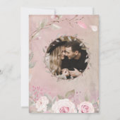 フォトウェディング日付保存招待状 セーブザデート (裏面)