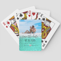 フォトウェディング日付保存招待状