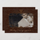 フォトウェディング私は私の友人 – チョコレートと結婚する 招待状 (正面/裏面)