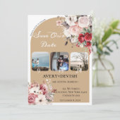 フォトウェディング　セーブ・ザ・デート　招待状 招待状 (スタンド正面)