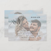 フォトウェディング 出欠カード (正面/裏面)