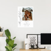 フォトウェルカムサインの前の夜 ポスター (ホームオフィス)