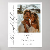 フォトウェルカムサインの前の夜 ポスター (正面)