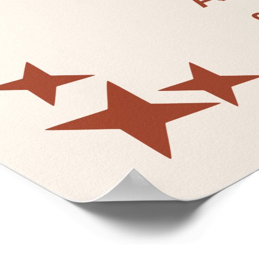 フォトウェルカムモダンベビーシャワーのサイン ポスター (角)